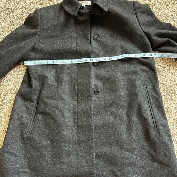 Harve Benard Women’s Classic Dark Gray Wool Coat Lined Size 8 Petite Tall - Picture 13 of 14